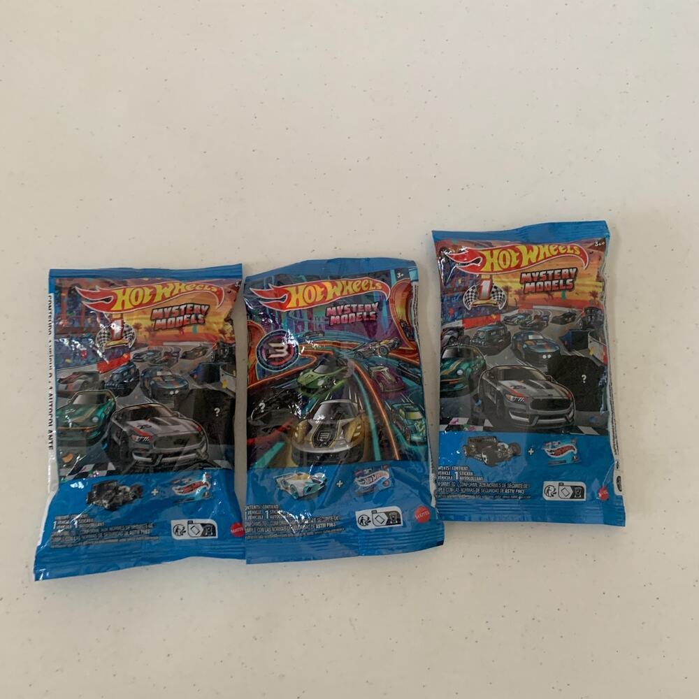 Lot of 3 Hot Wheels 2024 Mystery Models Series Brand New Sealed